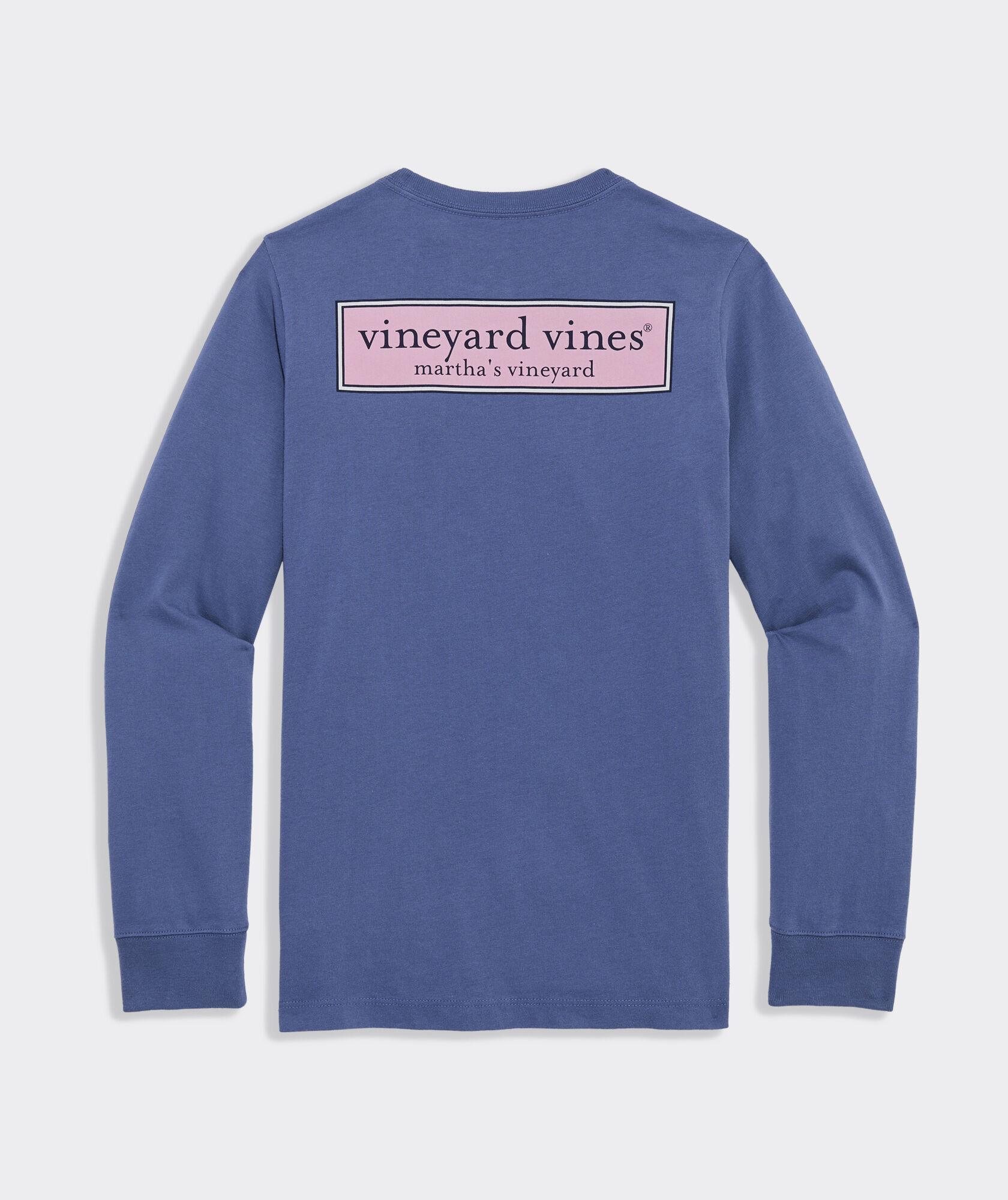 Boys' Classic Logo Box Long-Sleeve Pocket Tee