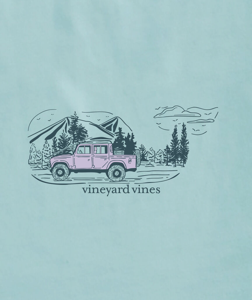 OUTLET Women's Autumn Drive Whale Short-Sleeve Pocket Tee