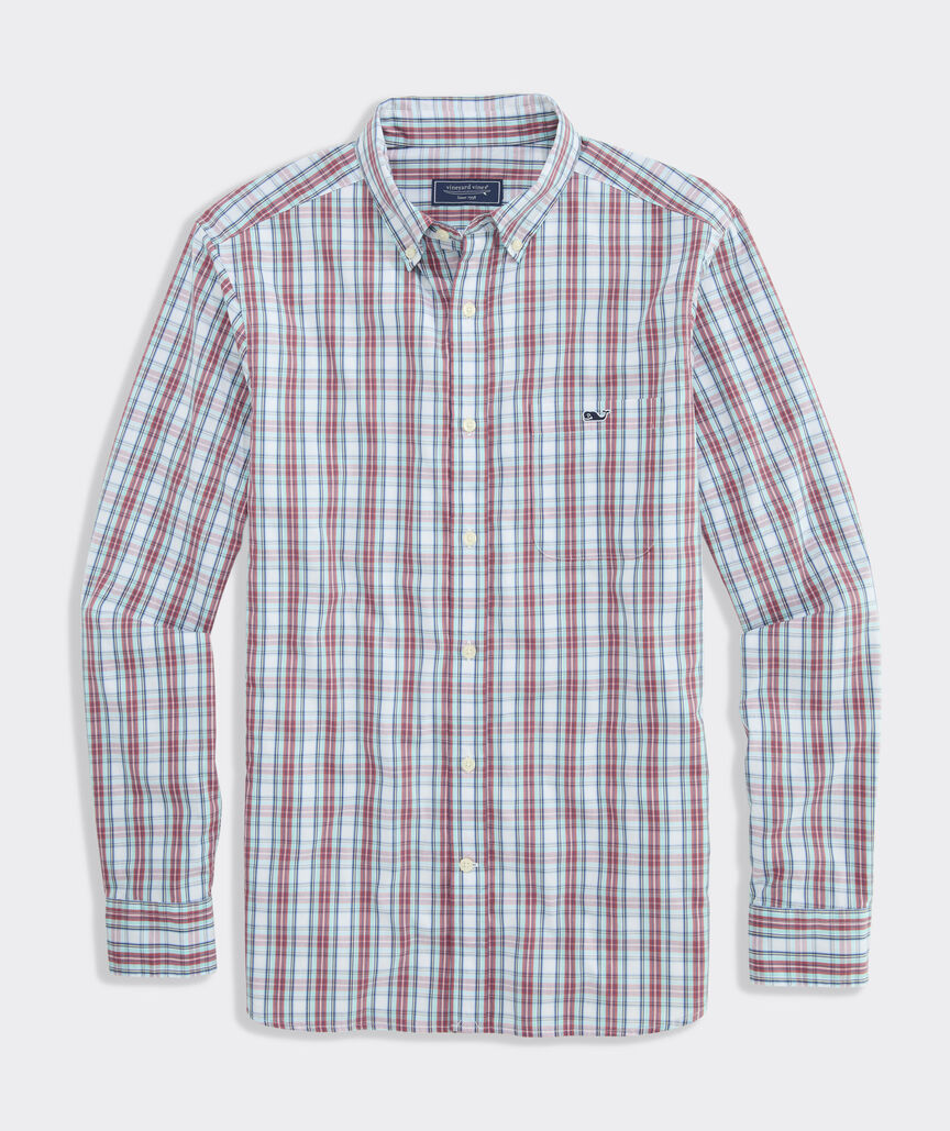 Wavecrest Plaid Perfect Wash Poplin Shirt