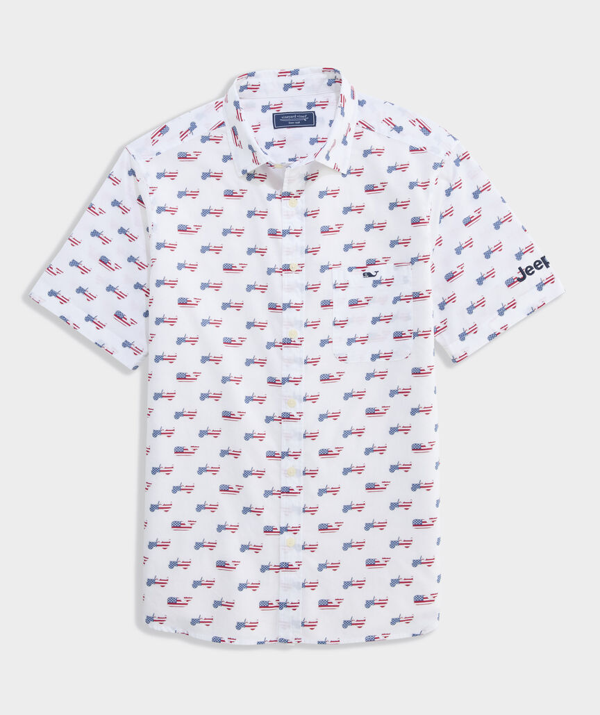 Jeep Collection Cotton Short-Sleeve Shirt