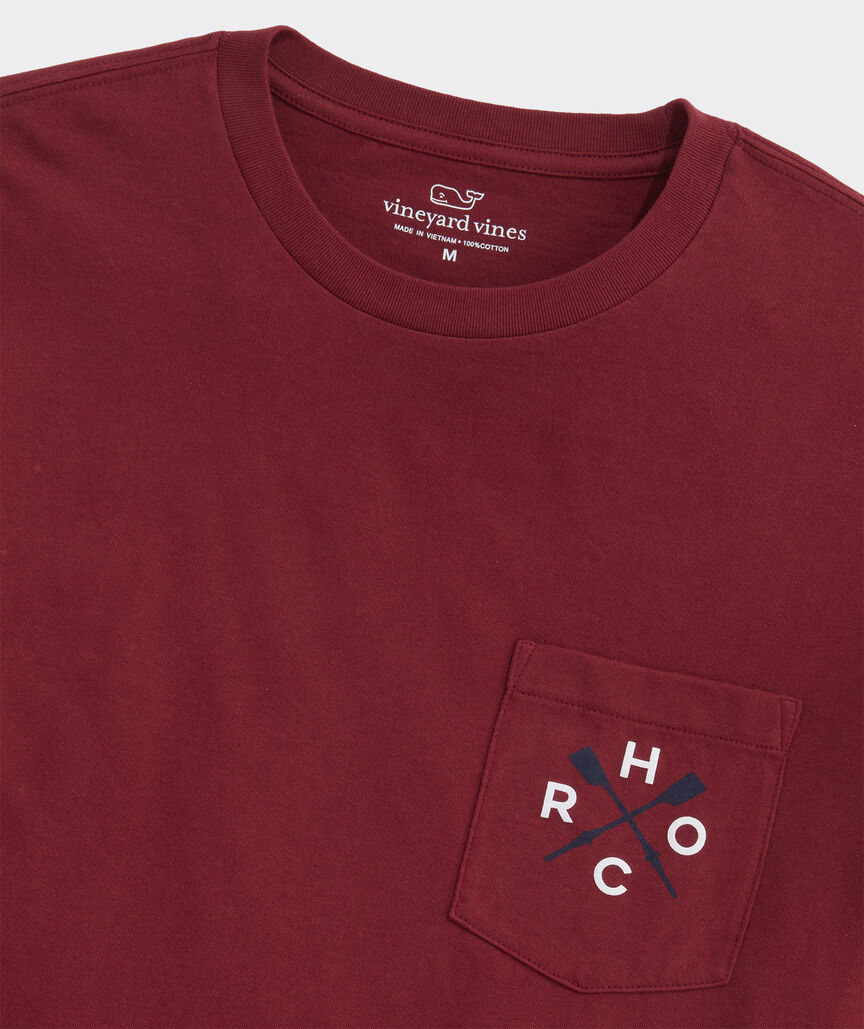 Head Of The Charles® Oars Logo Long-Sleeve Pocket Tee