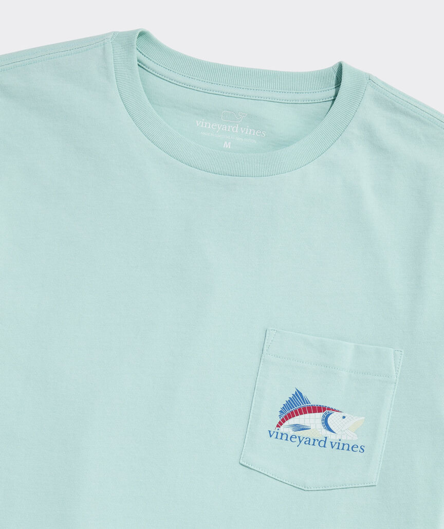 Tile Wahoo Fish Short-Sleeve Pocket Tee