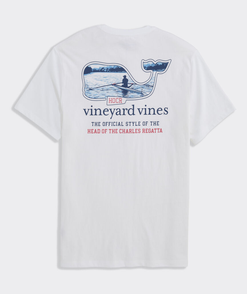 Head Of The Charles® Rower Whale Short-Sleeve Pocket Tee