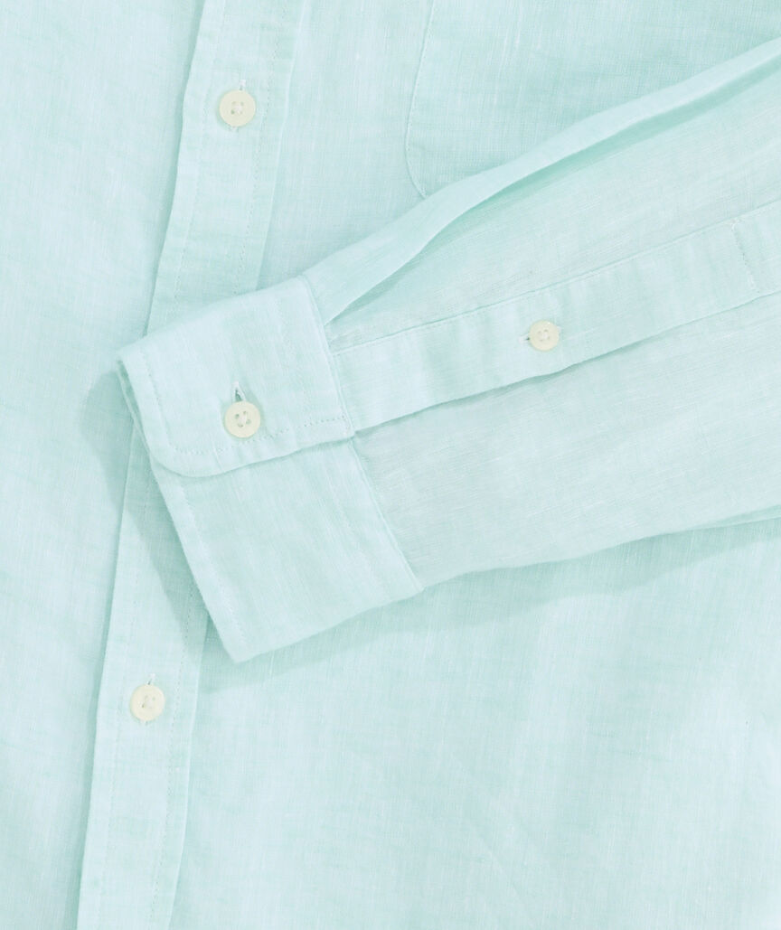 Surfside Solid Linen Shirt