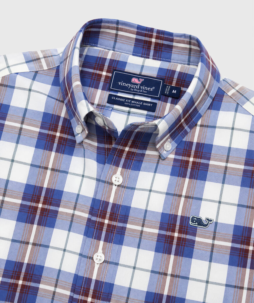 OUTLET Cotton Twill Plaid Shirt