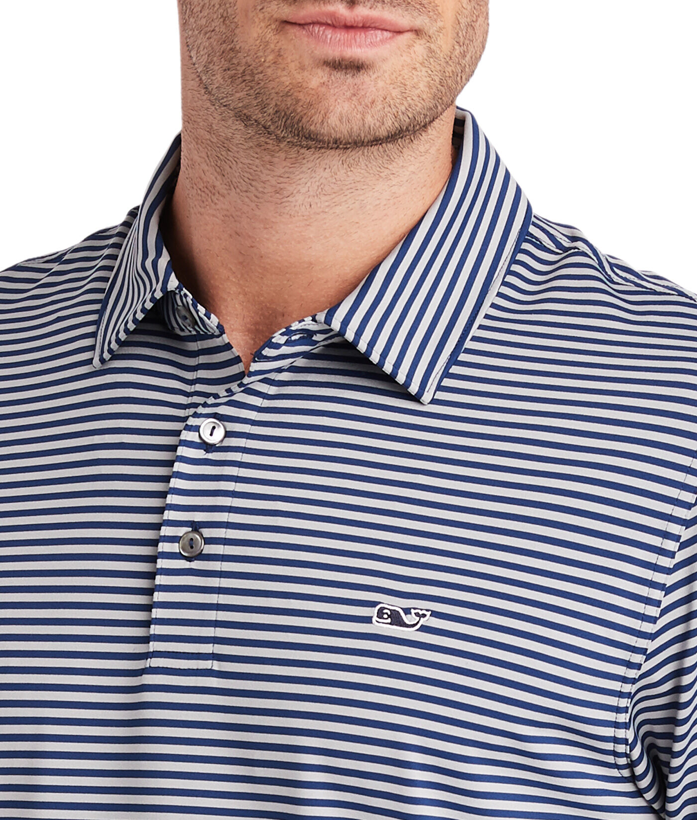 Kennedy Stripe Sankaty Performance Polo