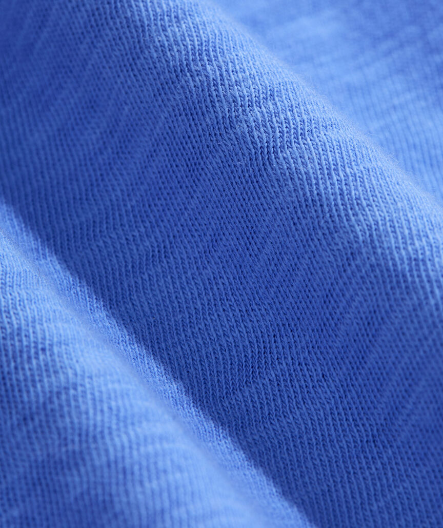 Flutter-Sleeve Slub Jersey Top