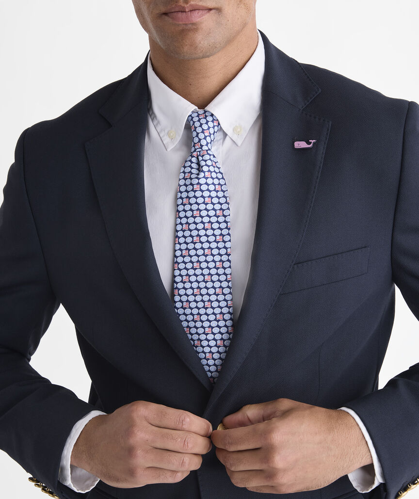 Flag Football Silk Tie