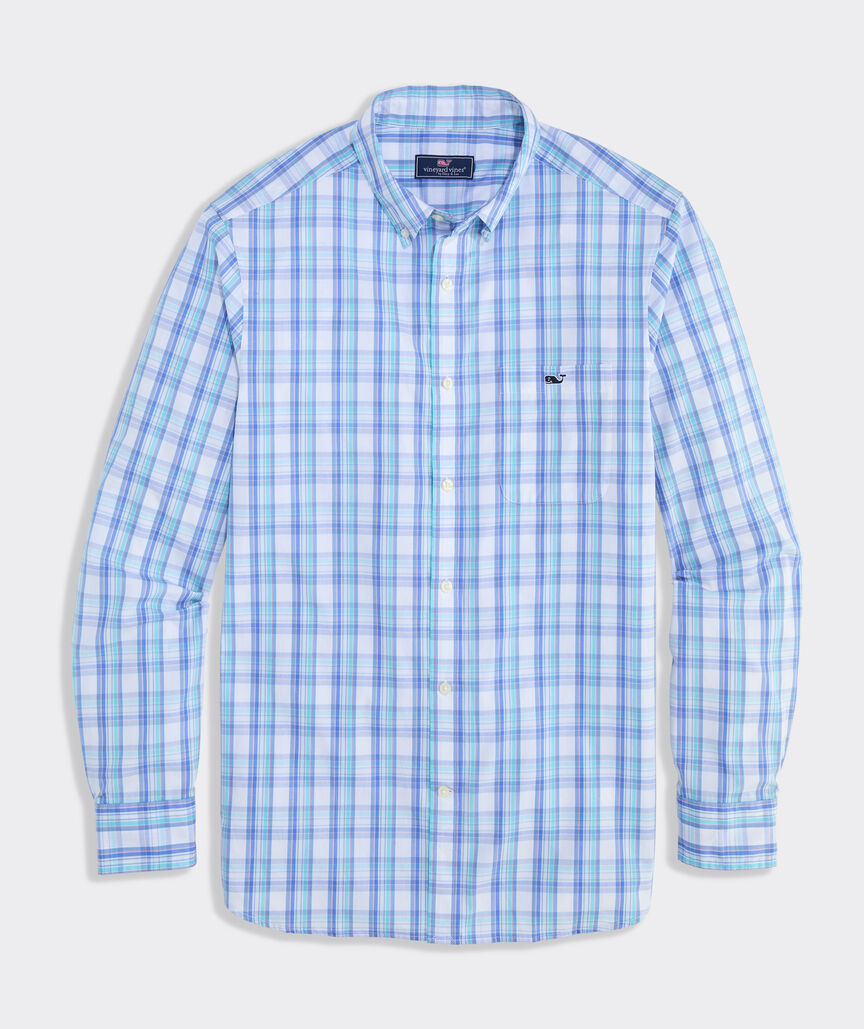 Tipsy Turtle Plaid Perfect Wash Poplin Shirt