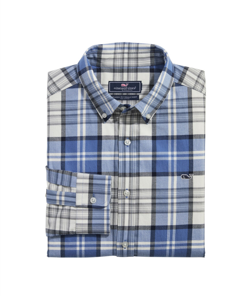 OUTLET Flannel Plaid Shirt