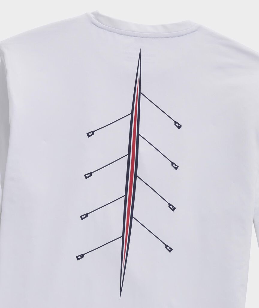Limited-Edition Head Of The Charles® Sweep Boat Long-Sleeve Harbor Performance Tee
