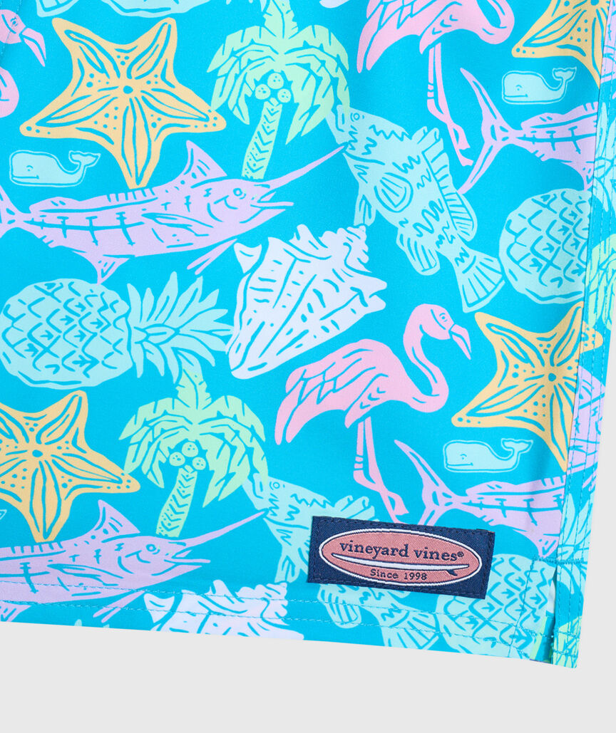 OUTLET 5 Inch Island Icon Chappy Swim Trunks