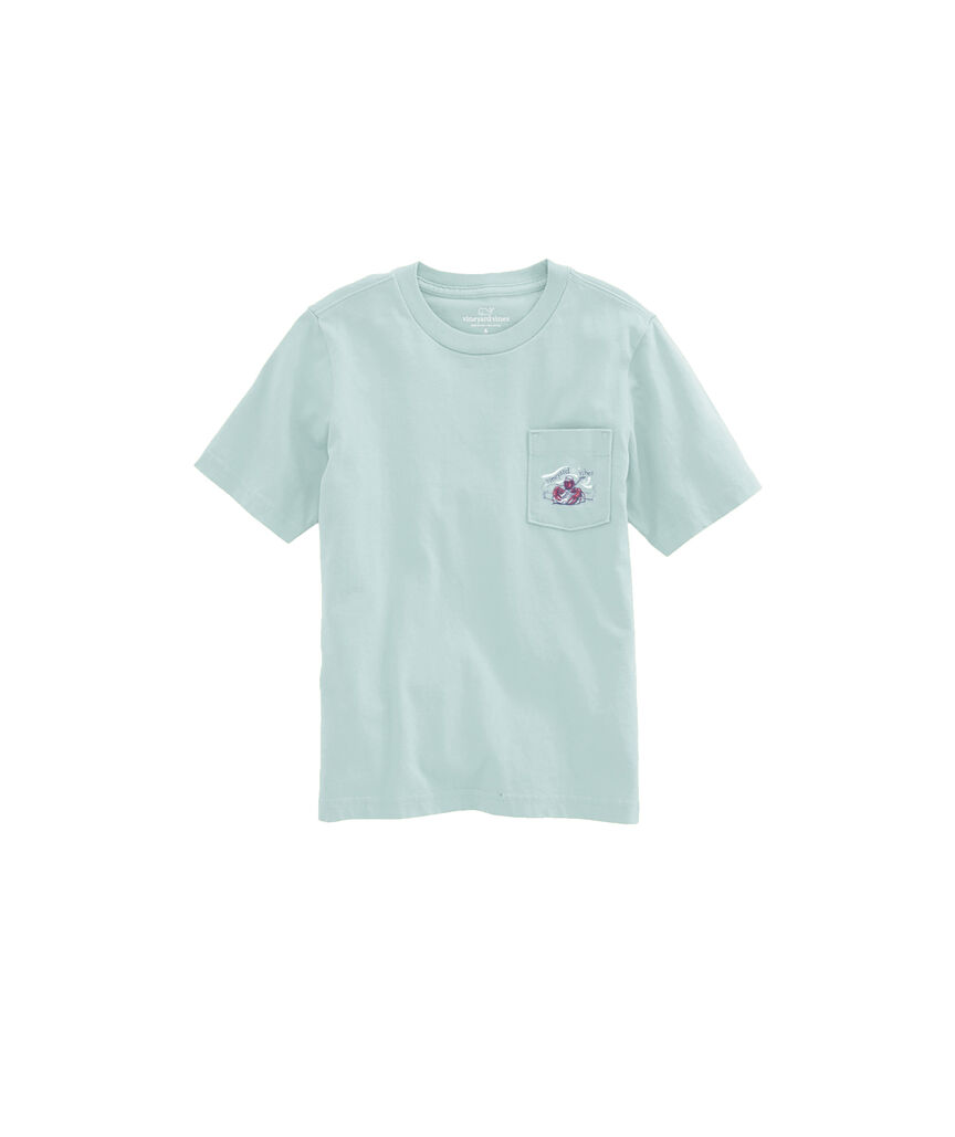 OUTLET Boys' Yacht Rock Lobster Short-Sleeve Pocket Tee