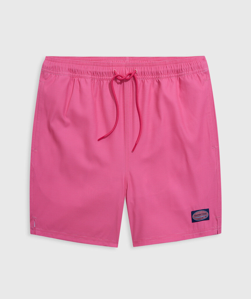 OUTLET 5 Inch Fine Line Chappy Swim Trunks