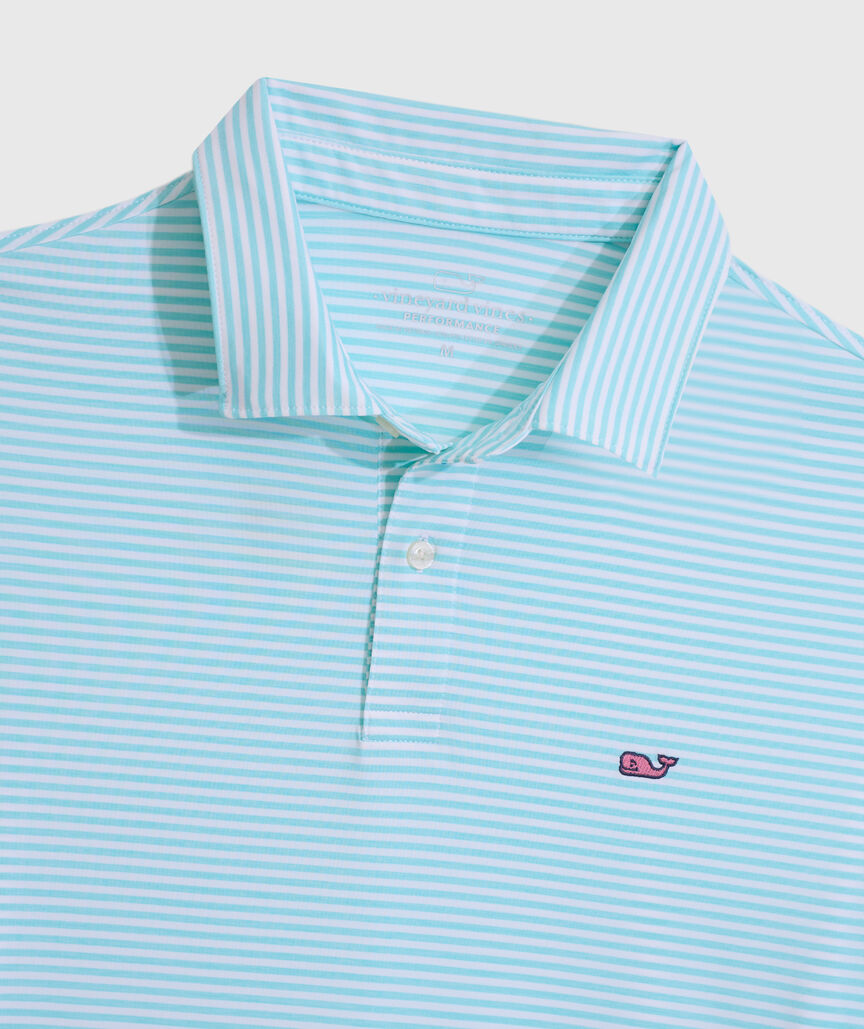 OUTLET Winstead Stripe Performance Polo