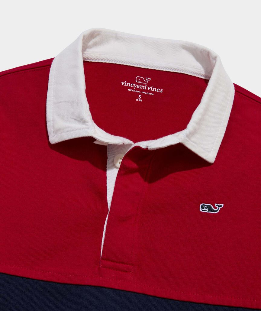 Boys' Striped Rugby Shirt