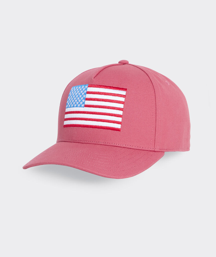 High Profile American Flag Trucker