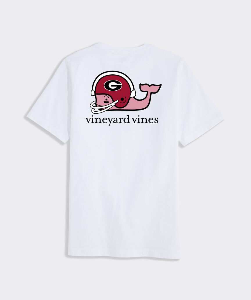University of Georgia Boys' Football Whale Short-Sleeve Pocket Tee