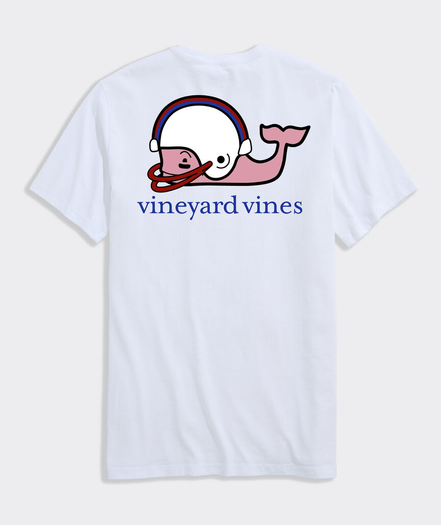 SMU Football Whale Short-Sleeve Pocket Tee