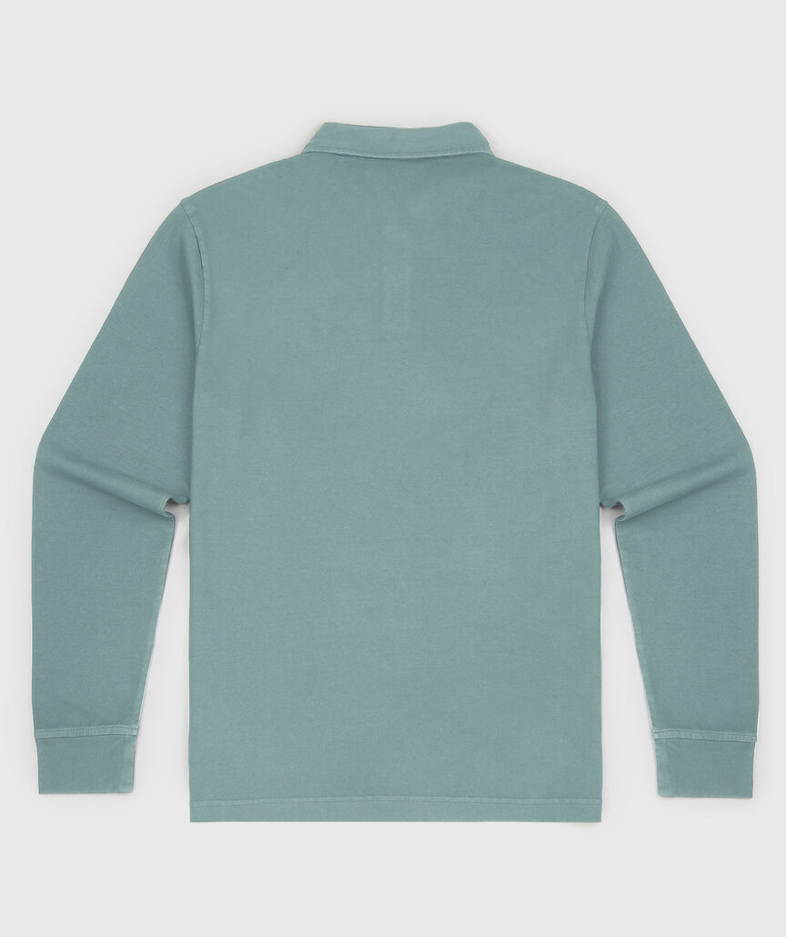 OUTLET Sunwashed Long-Sleeve Pique Polo