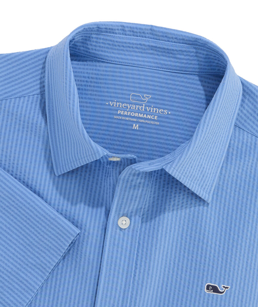 OUTLET Performance Performance Seersucker Short-Sleeve Shirt