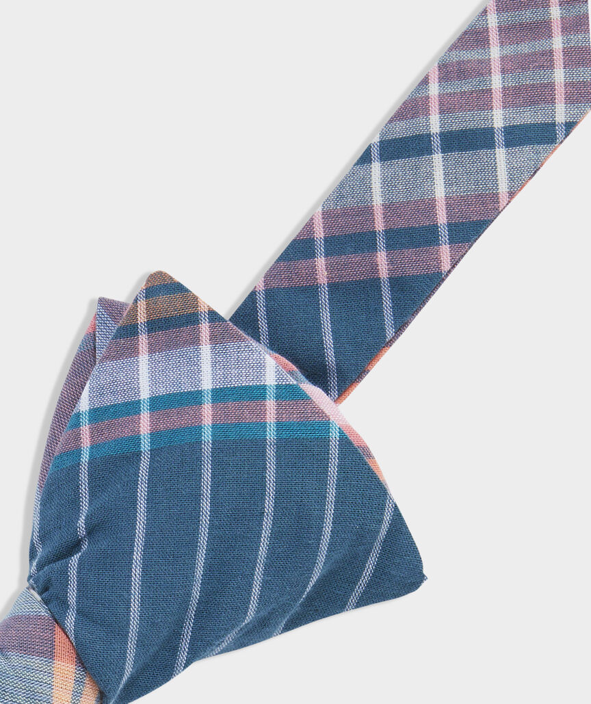 Madras Woven Bow Tie