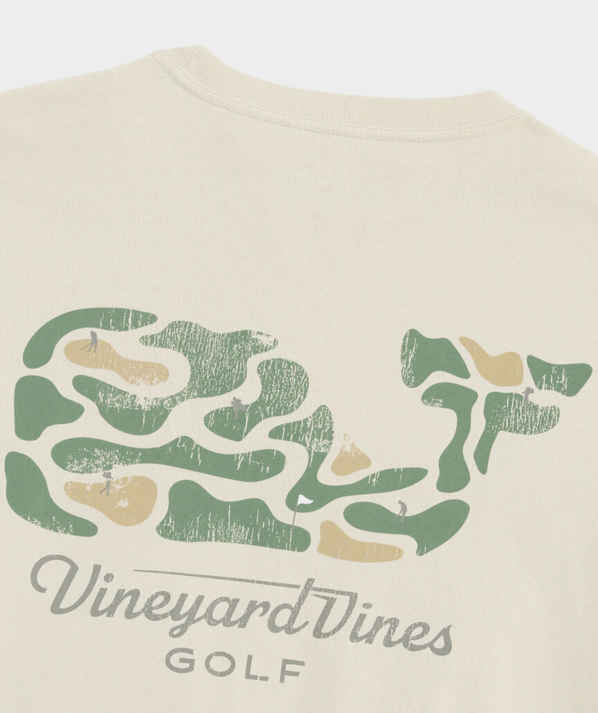 Golf Course Whale Short-Sleeve Pocket Tee