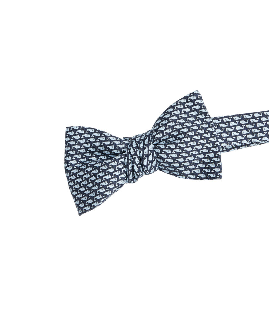 OUTLET Vineyard Whale Silk Bow Tie