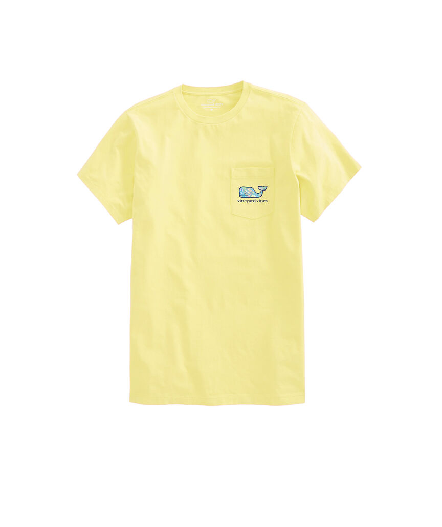 OUTLET Pineapple & Drinks Whale Short-Sleeve Pocket Tee
