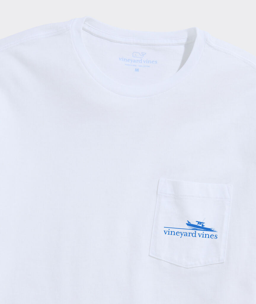 Man's Best Friend Ocean Blue Short-Sleeve Pocket Tee