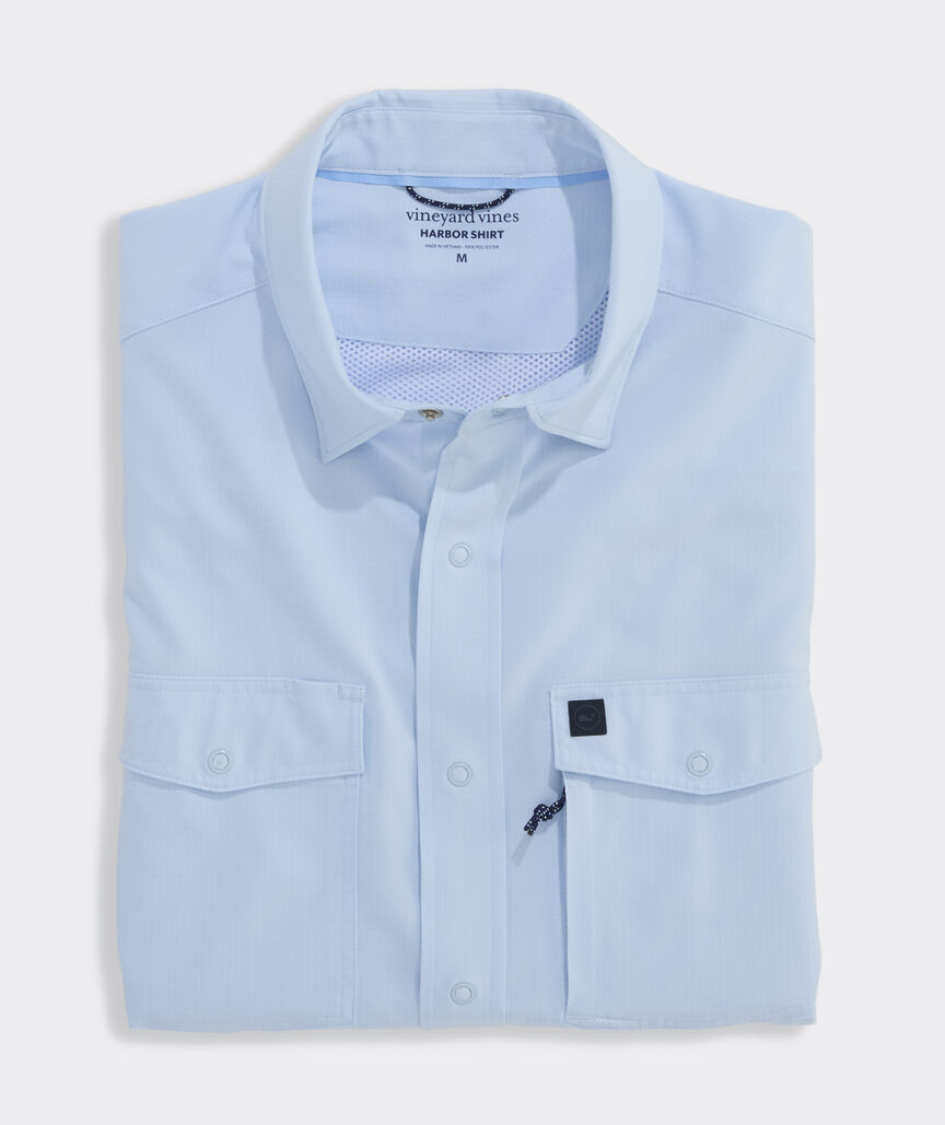 Performance Masthead Solid Short-Sleeve Harbor Shirt