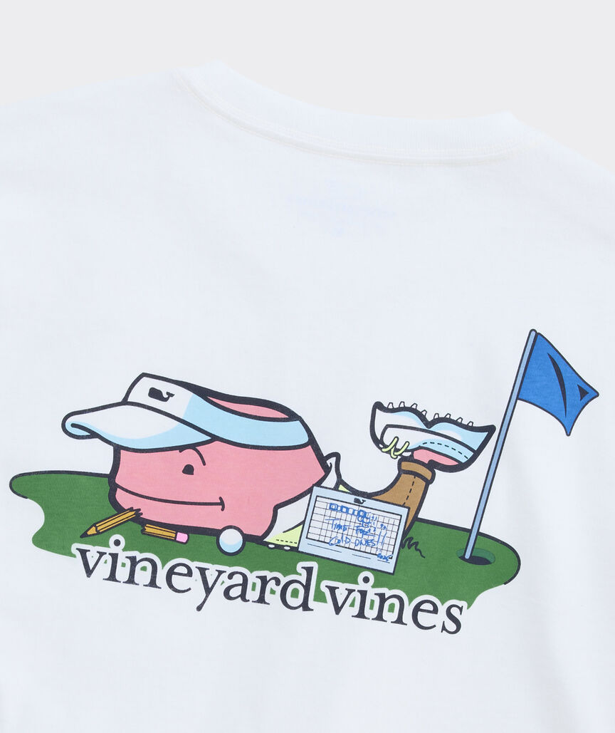 Golf Whale Short-Sleeve Pocket Tee