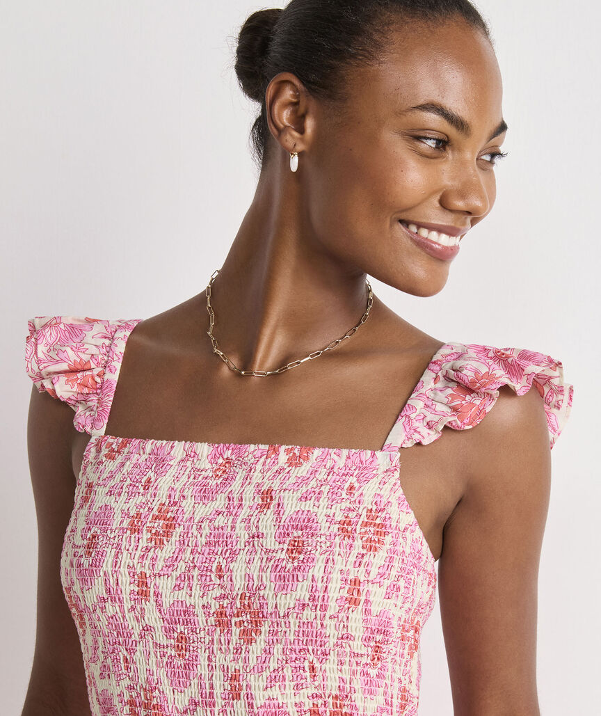 Ellen Ruffle Maxi Dress