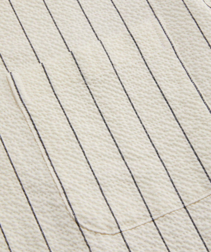 Kentucky Derby Short-Sleeve Seersucker Shirt