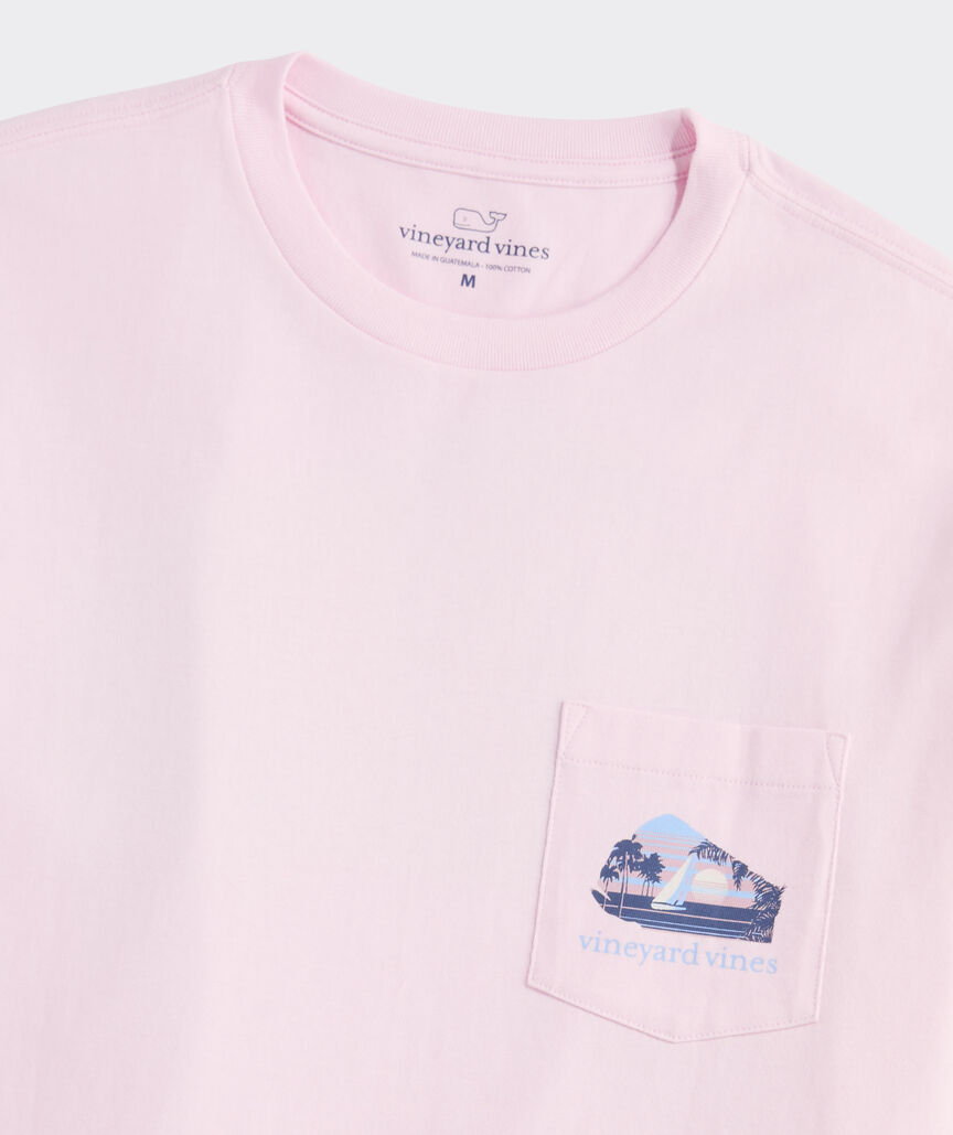Mahi Sunset Short-Sleeve Pocket Tee