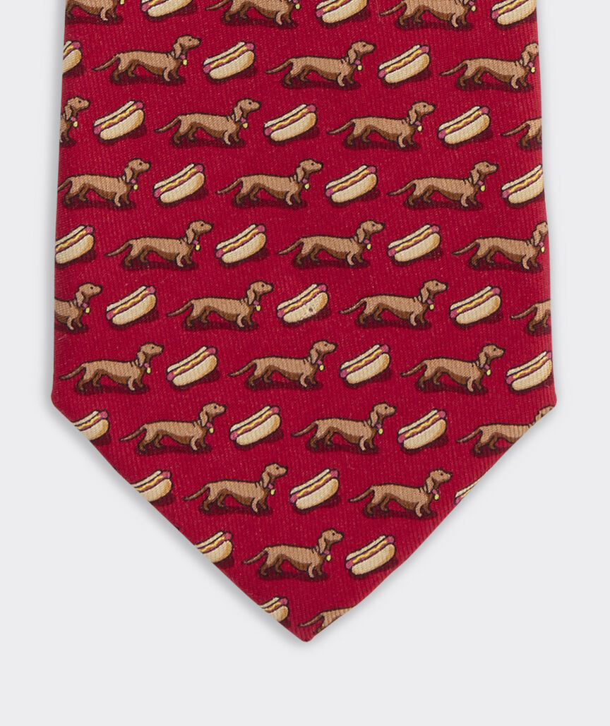 Boys' Hot Dogs Silk Tie