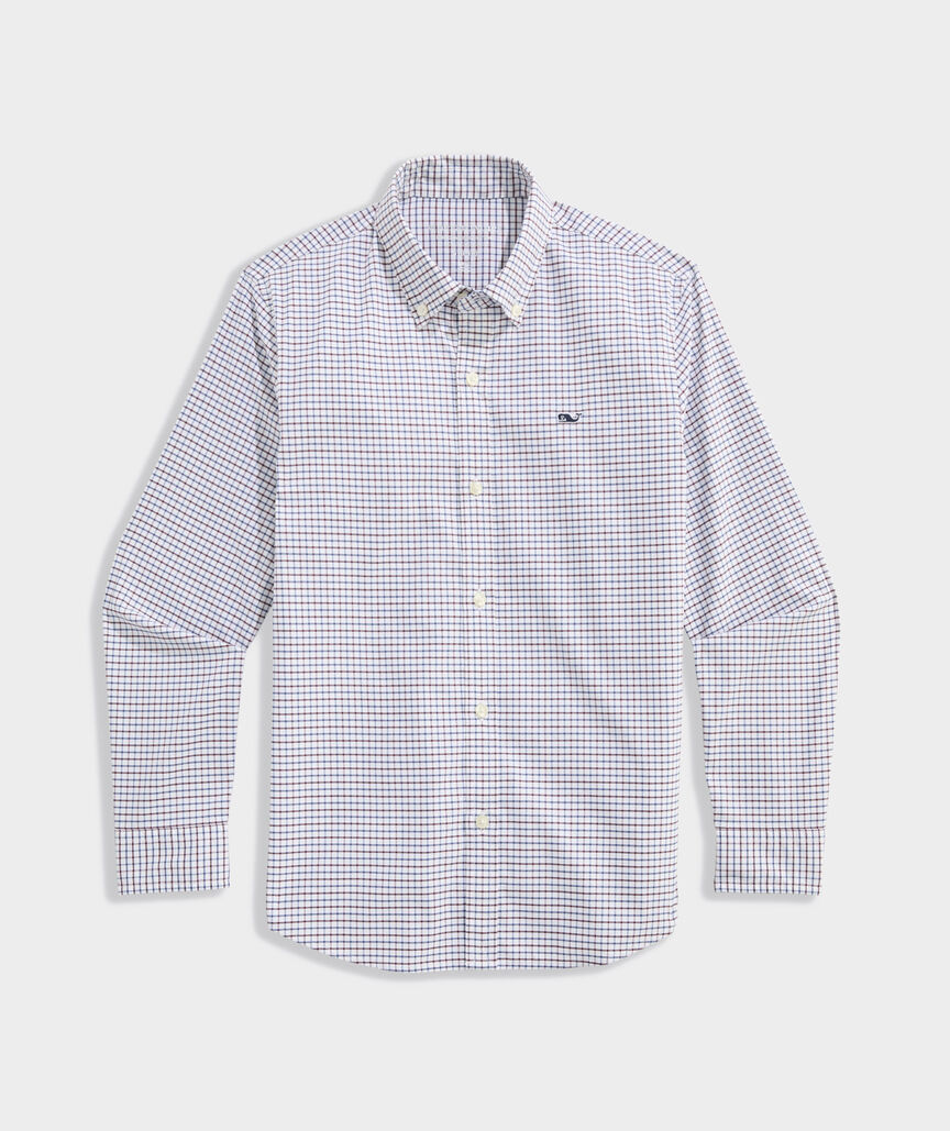 Boys' Performance Cotton Wauwinet Tattersall Shirt