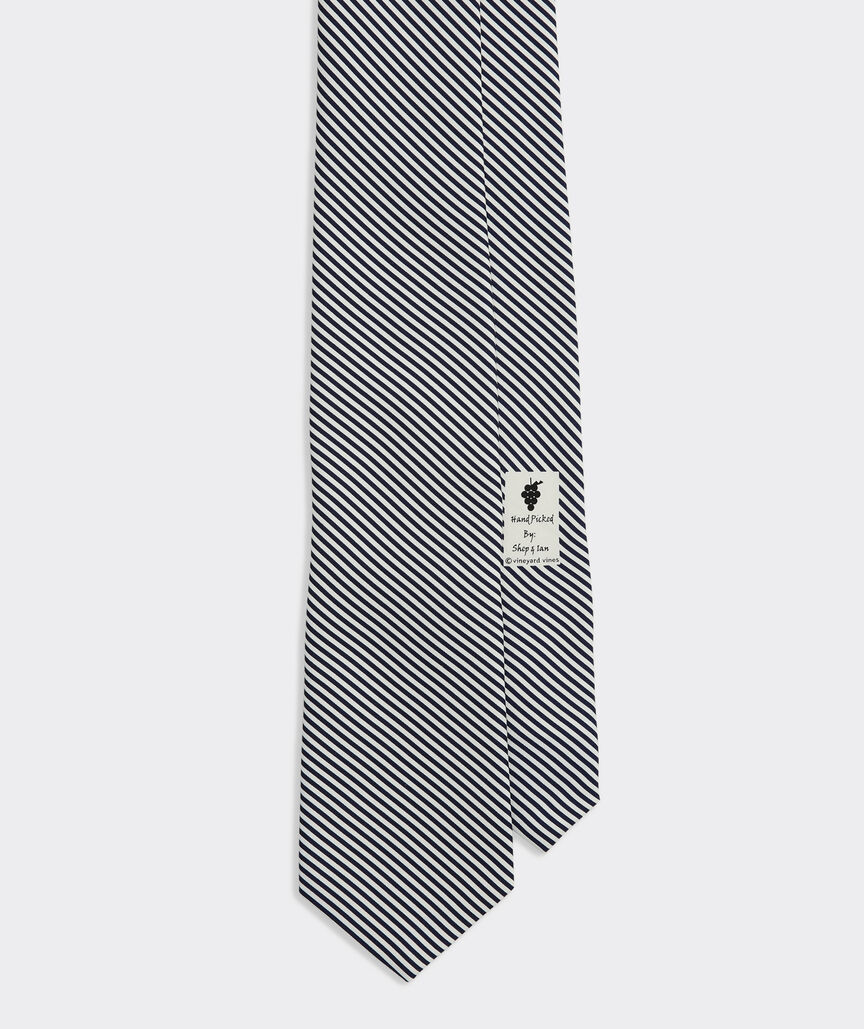 Vineyard Seersucker Silk Tie