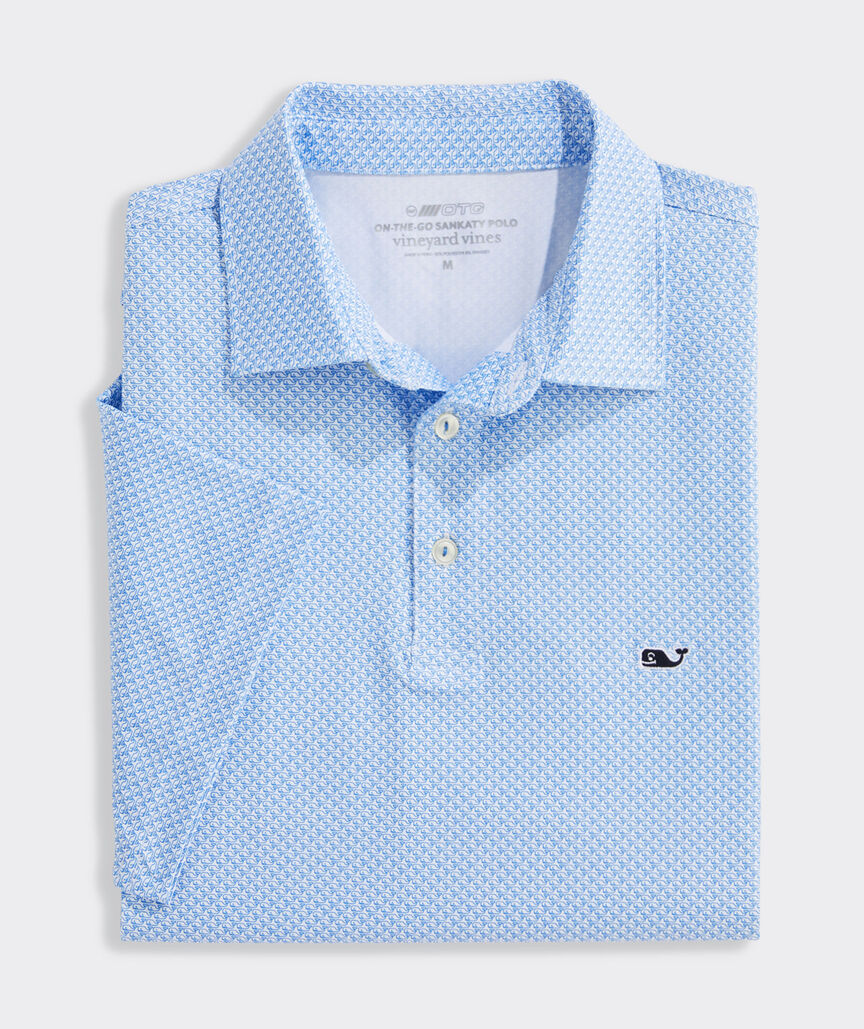 Big & Tall Performance Printed Sankaty Polo