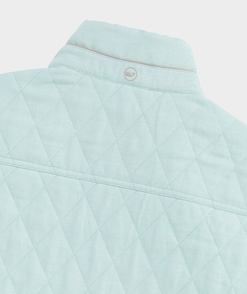 Textured Linen Dorset Quilted Vest