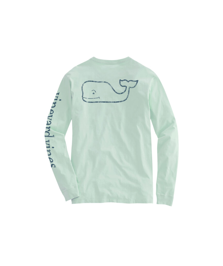 OUTLET Kids' Vintage Whale Long-Sleeve Pocket Tee