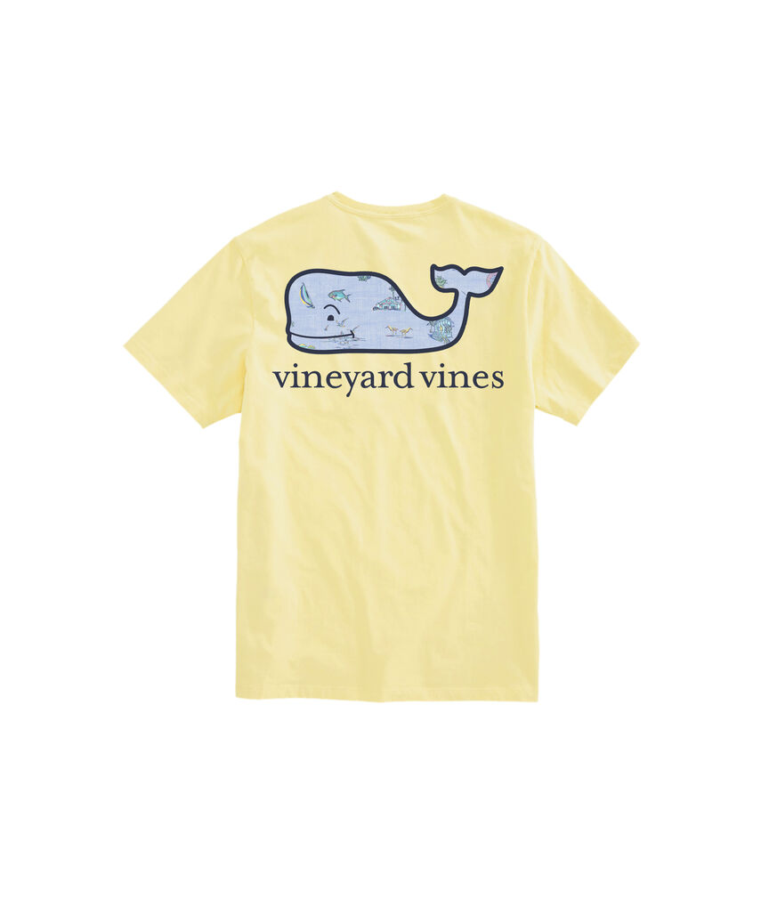 OUTLET Gasparilla Vista Whale Short-Sleeve Pocket Tee