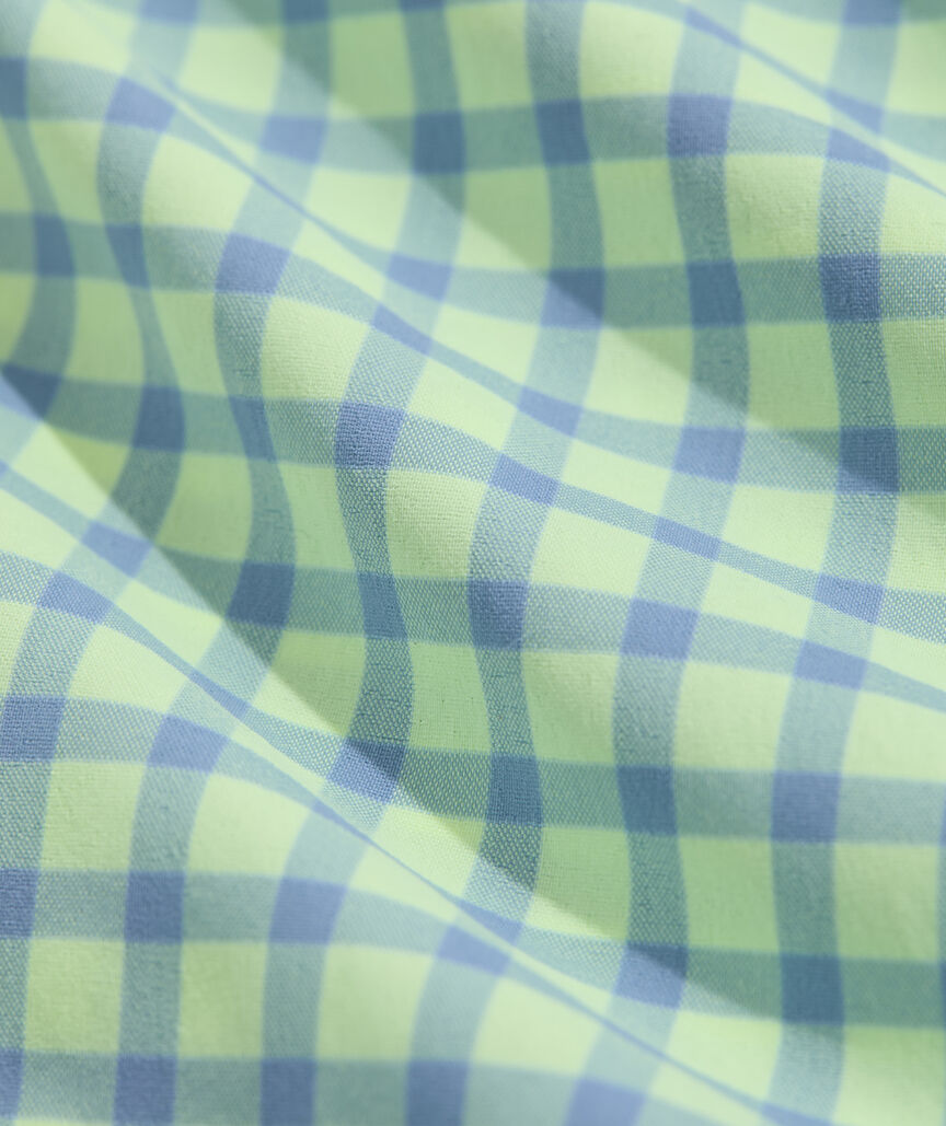 Performance Lemon Shark Gingham Featherweight Shirt