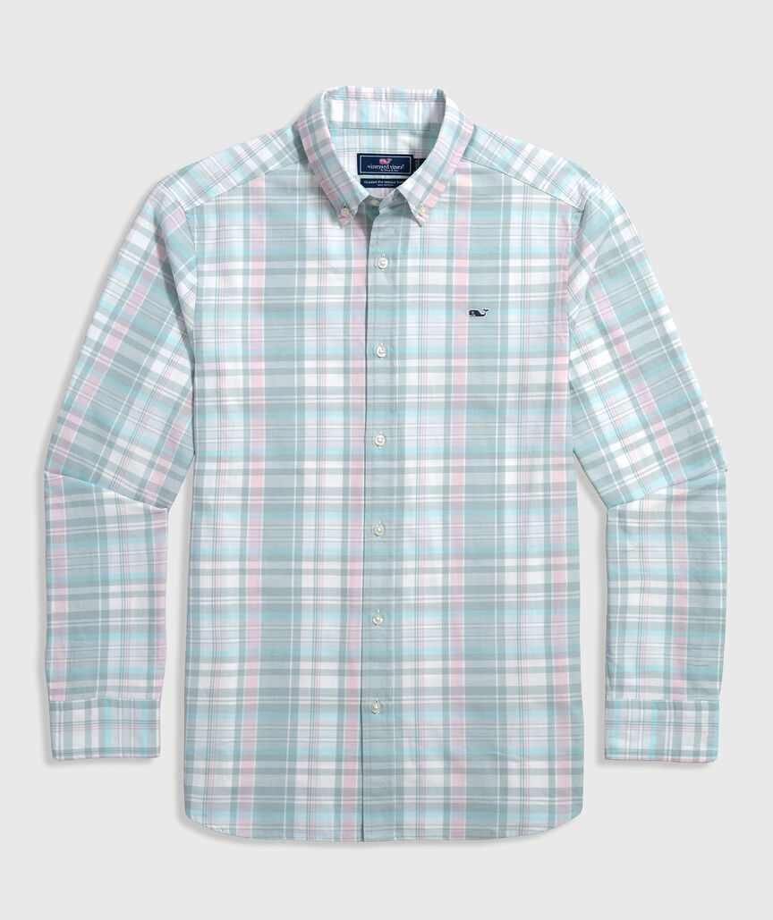OUTLET Poplin Plaid Shirt