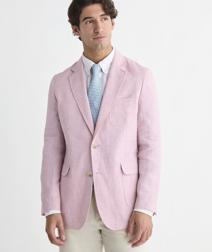 Rum Runner Tattersall Linen Vos Sport Coat