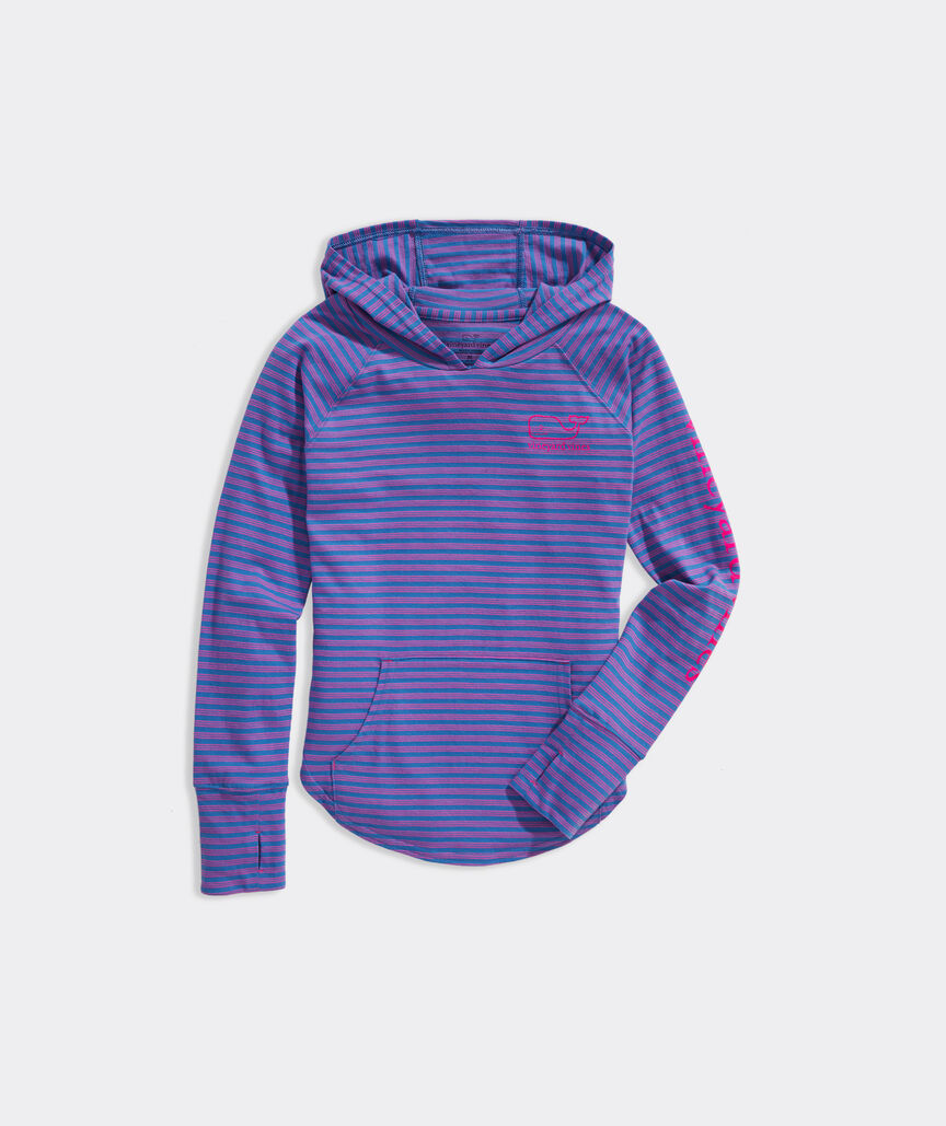 Girls' Beachcomber Striped Hoodie Tee