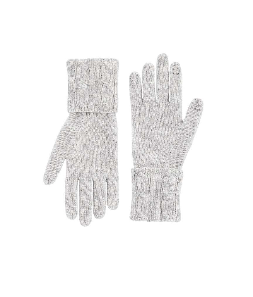 Cashmere Coral Lane Knit Texting Gloves