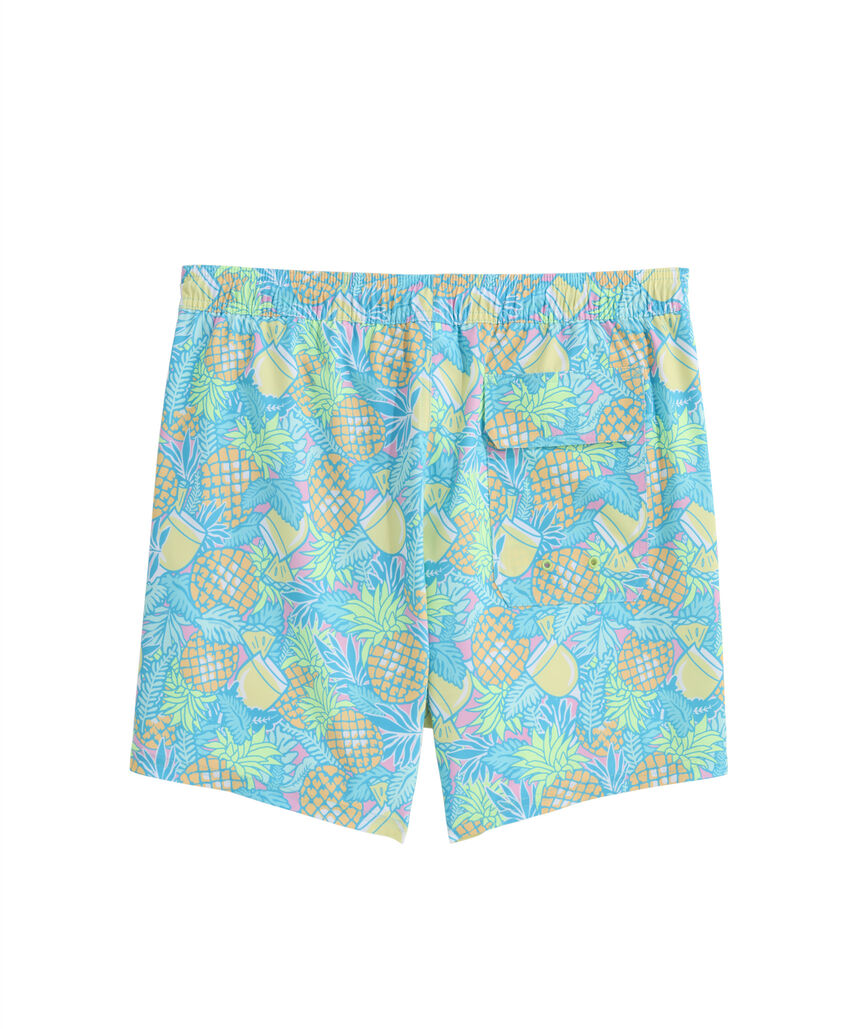 OUTLET 5 Inch Printed Chappy Swim Trunks