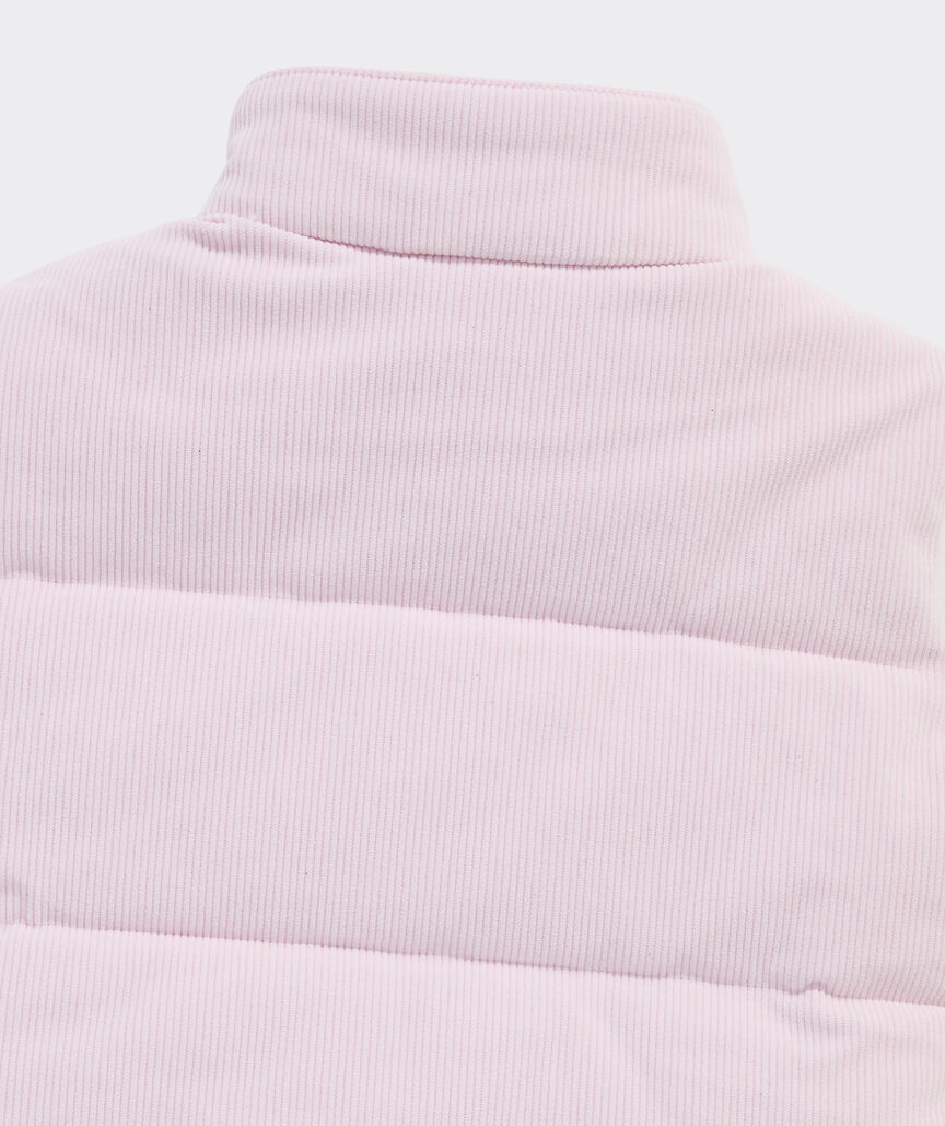 Girls' Corduroy Puffer Vest
