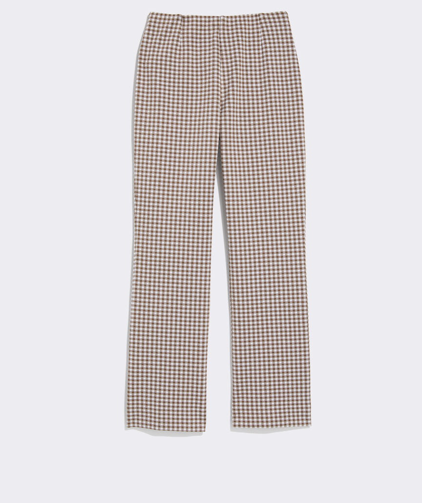 Gingham Peyton Ponte Pants